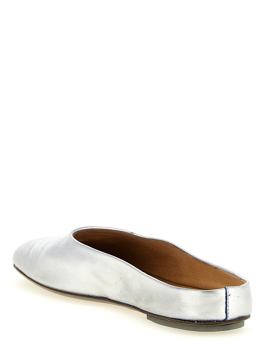 Marsell Silver Calfskin Mules