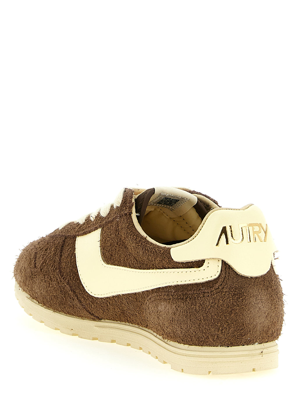 Autry Brown Cowhide Athletic Sneakers