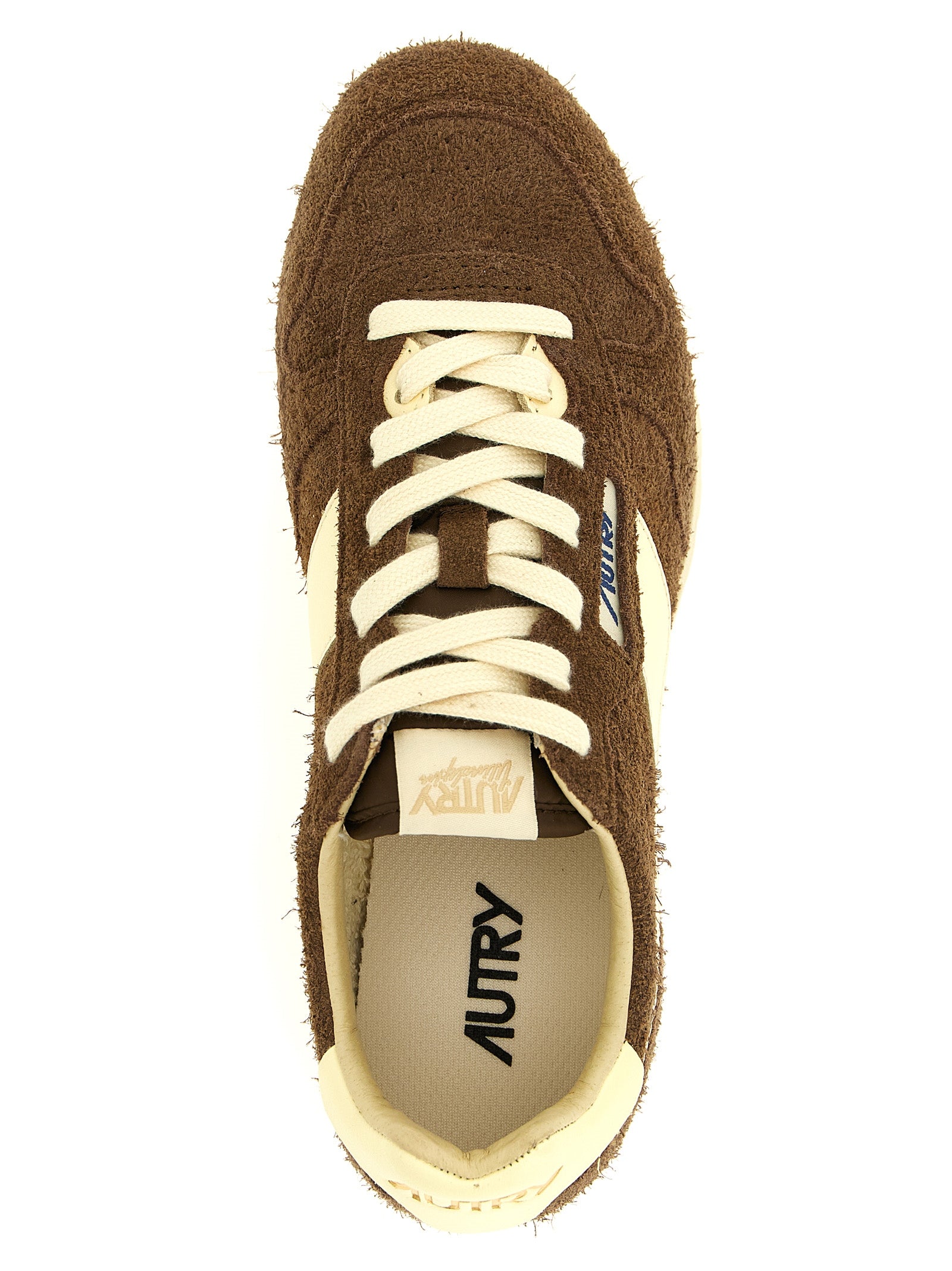 Autry Brown Cowhide Athletic Sneakers