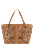 Twinset Brown Polyethylene Tote Bag