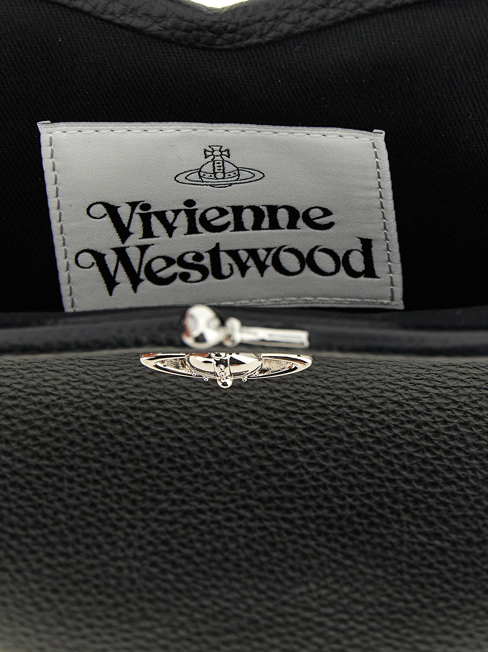 Vivienne Westwood Black Polyethylene Handbag