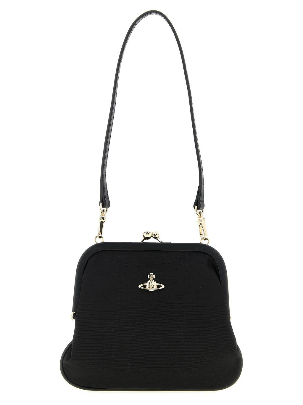 Vivienne Westwood Black Viscose Clutch Bag