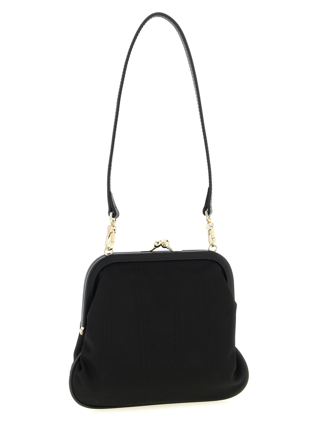 Vivienne Westwood Black Viscose Clutch Bag