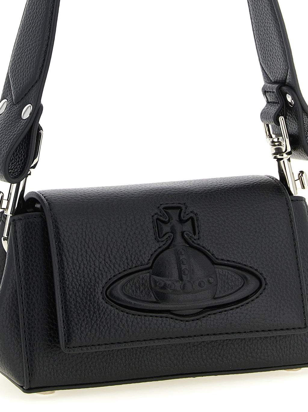 Vivienne Westwood Black Polyethylene Shoulder Bag