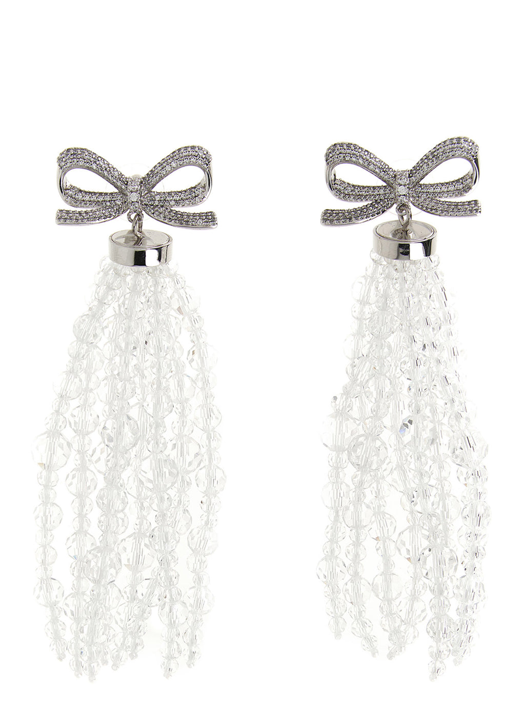 Self-Portrait Silver Copper Earrings