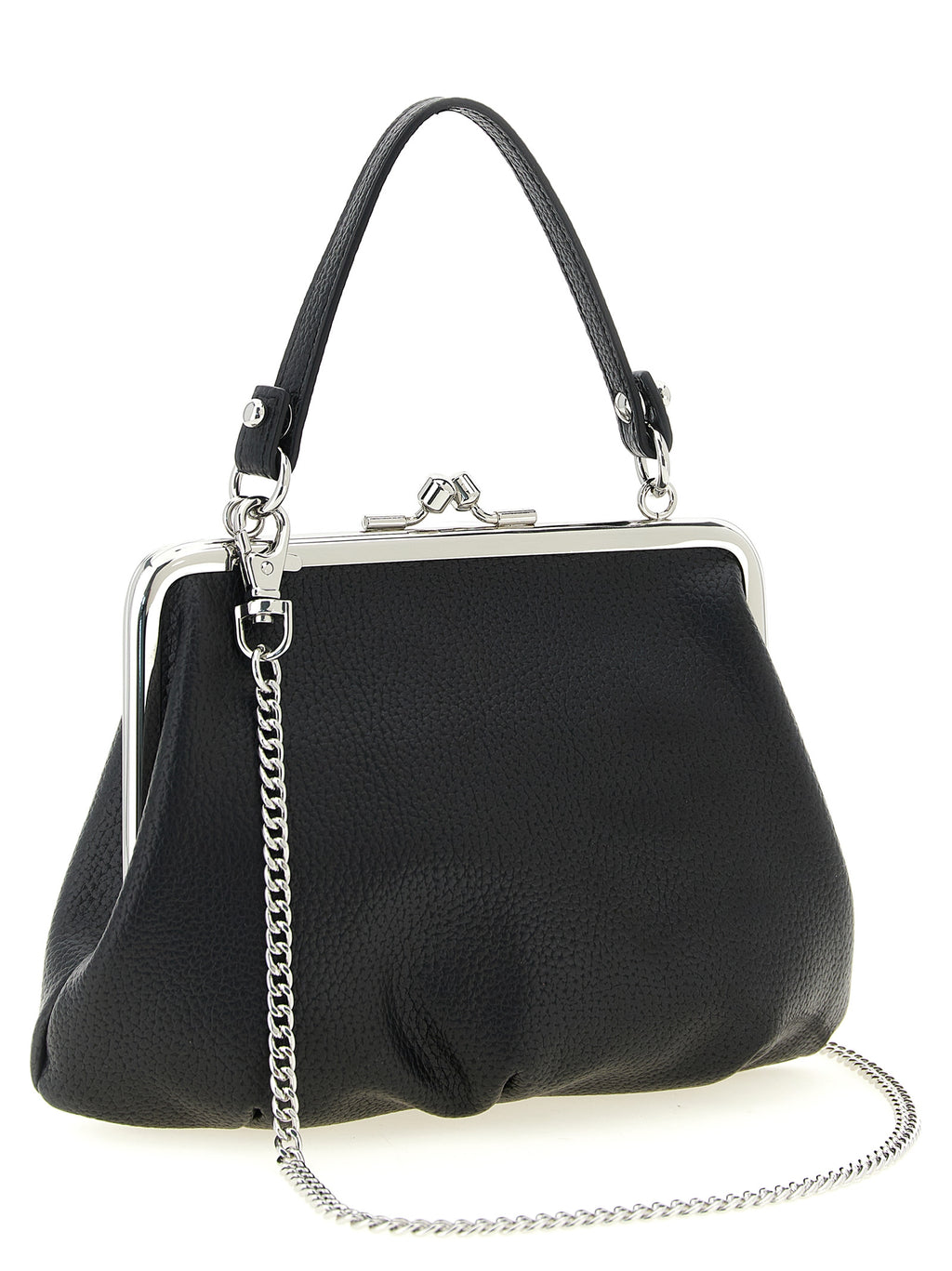Vivienne Westwood Black Polyethylene Handbag