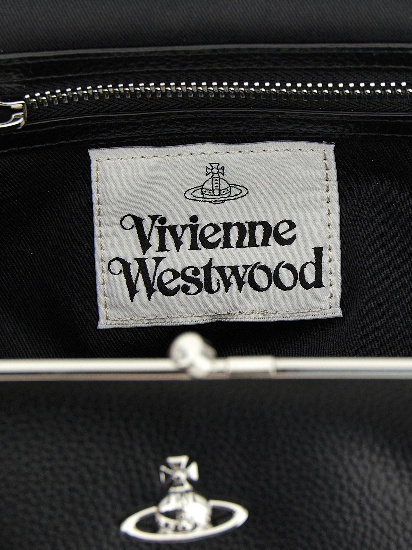 Vivienne Westwood Black Polyethylene Handbag