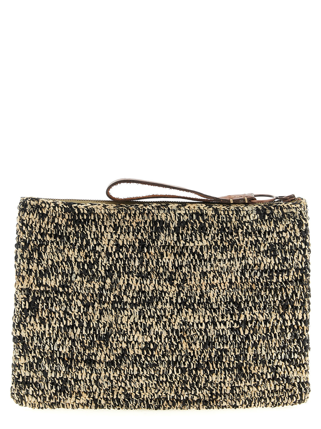 Ibeliv Bicolor Raffia Clutch Bag