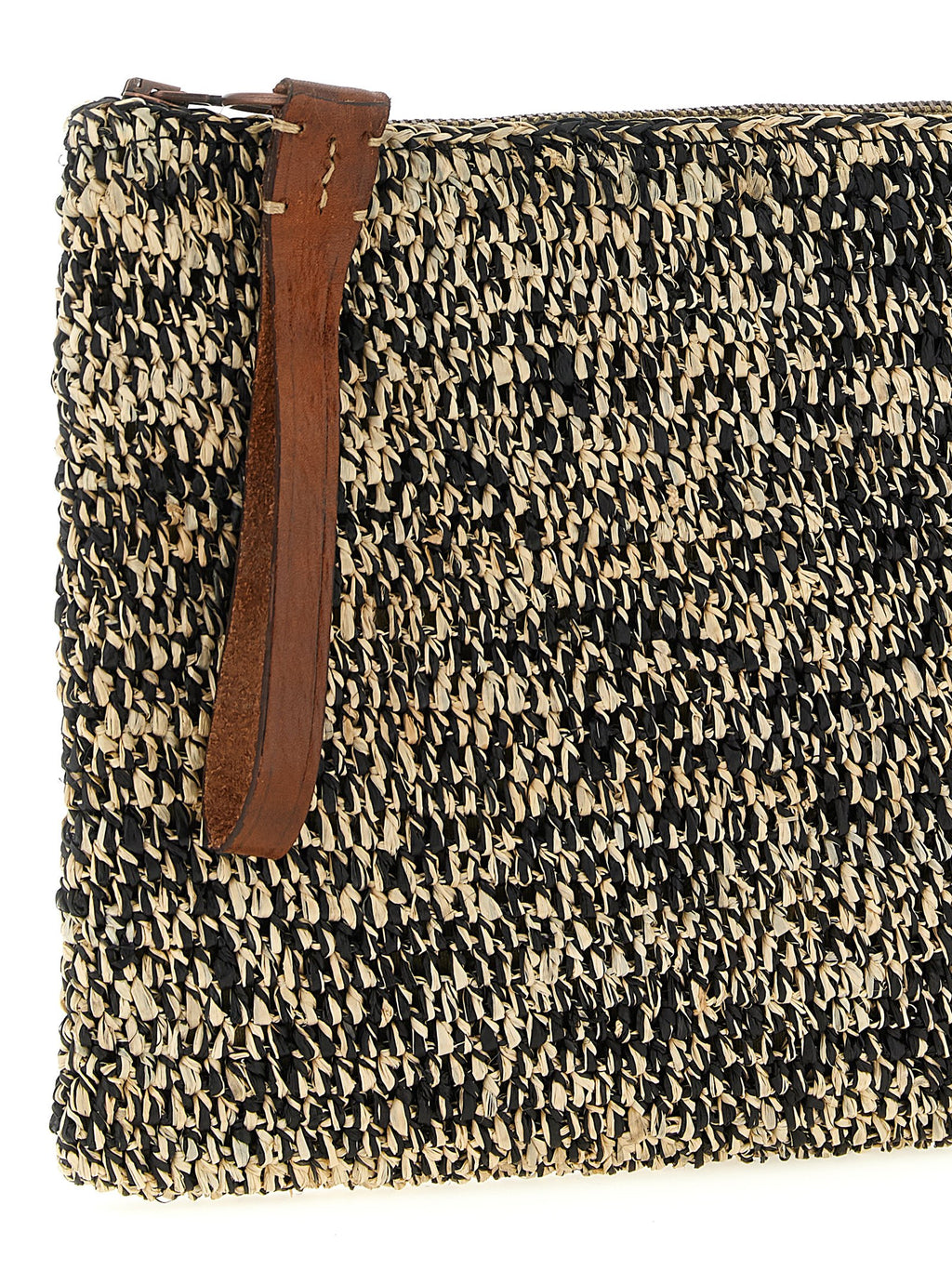 Ibeliv Bicolor Raffia Clutch Bag