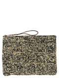 Ibeliv Bicolor Raffia Clutch Bag