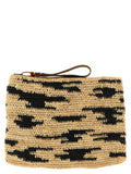 Ibeliv Multicolor Raffia Clutch Bag