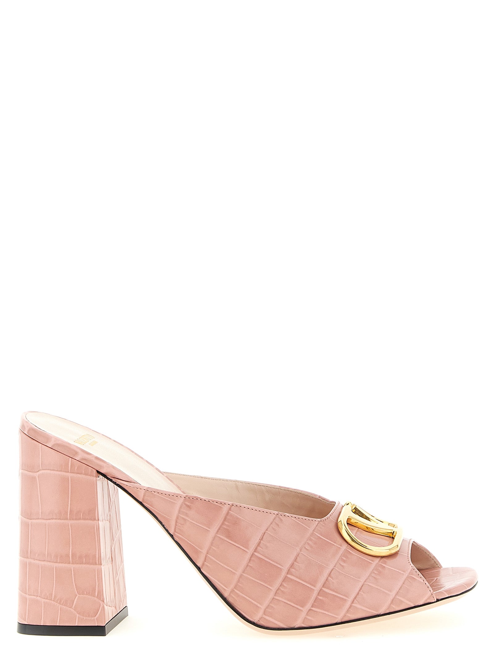 Valentino Garavani Multicolor Calfskin Stiletto Heel Sandals