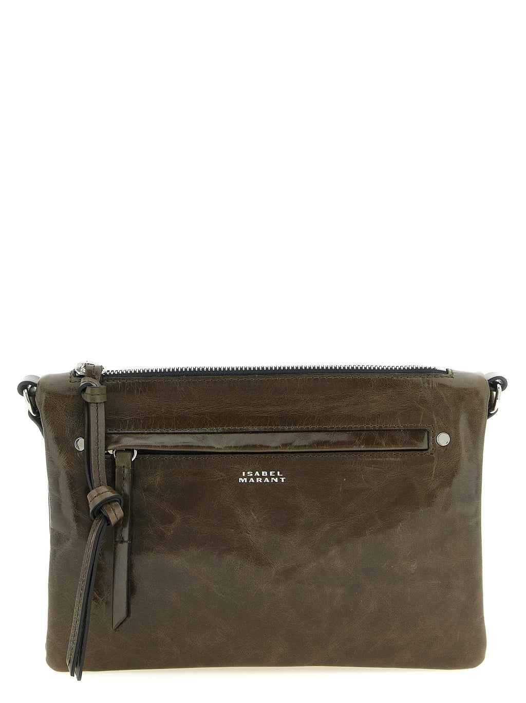 Isabel Marant Bicolor Calfskin Crossbody Bag