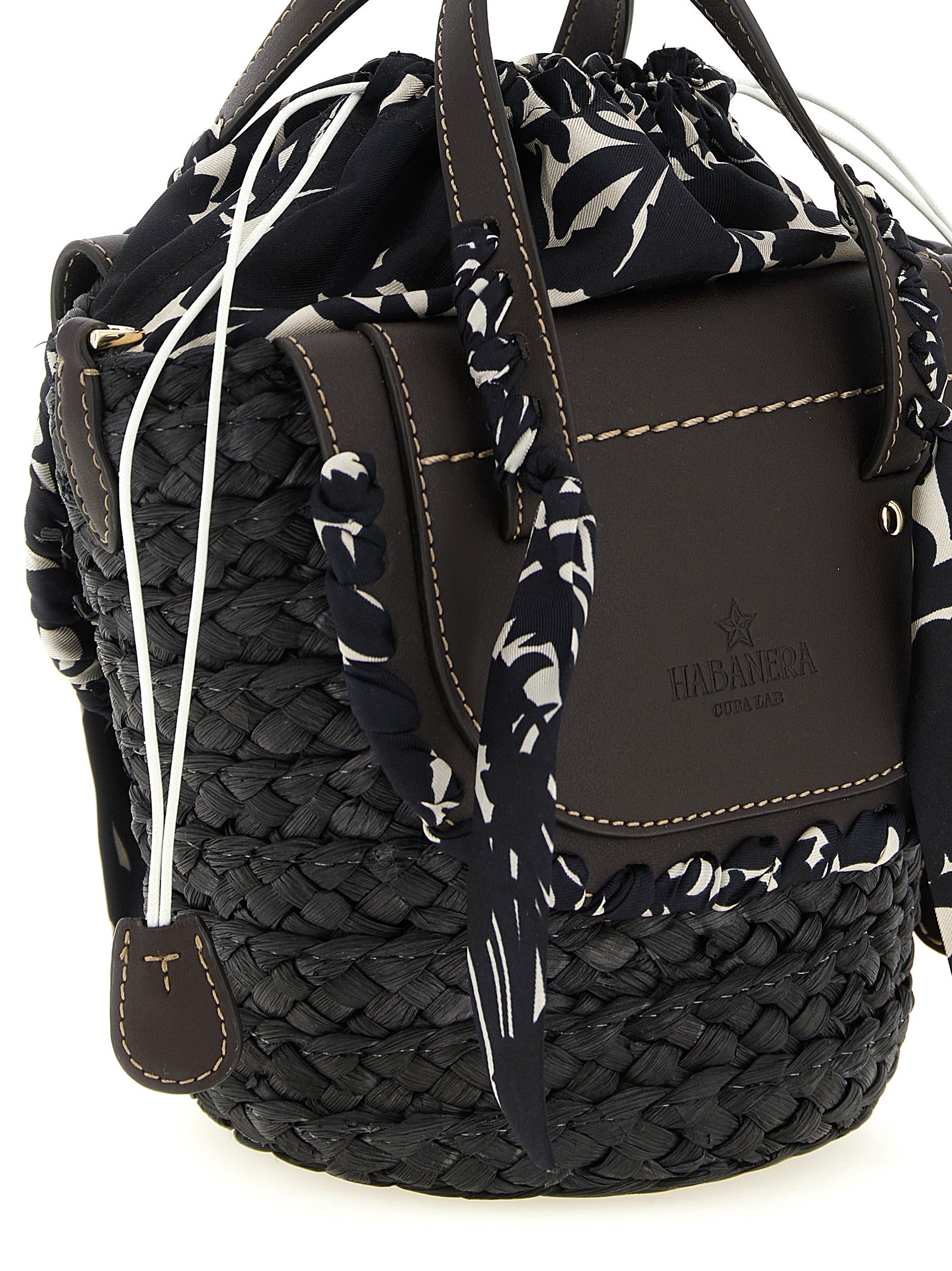 CUBA LAB Black Pantograph Handbag