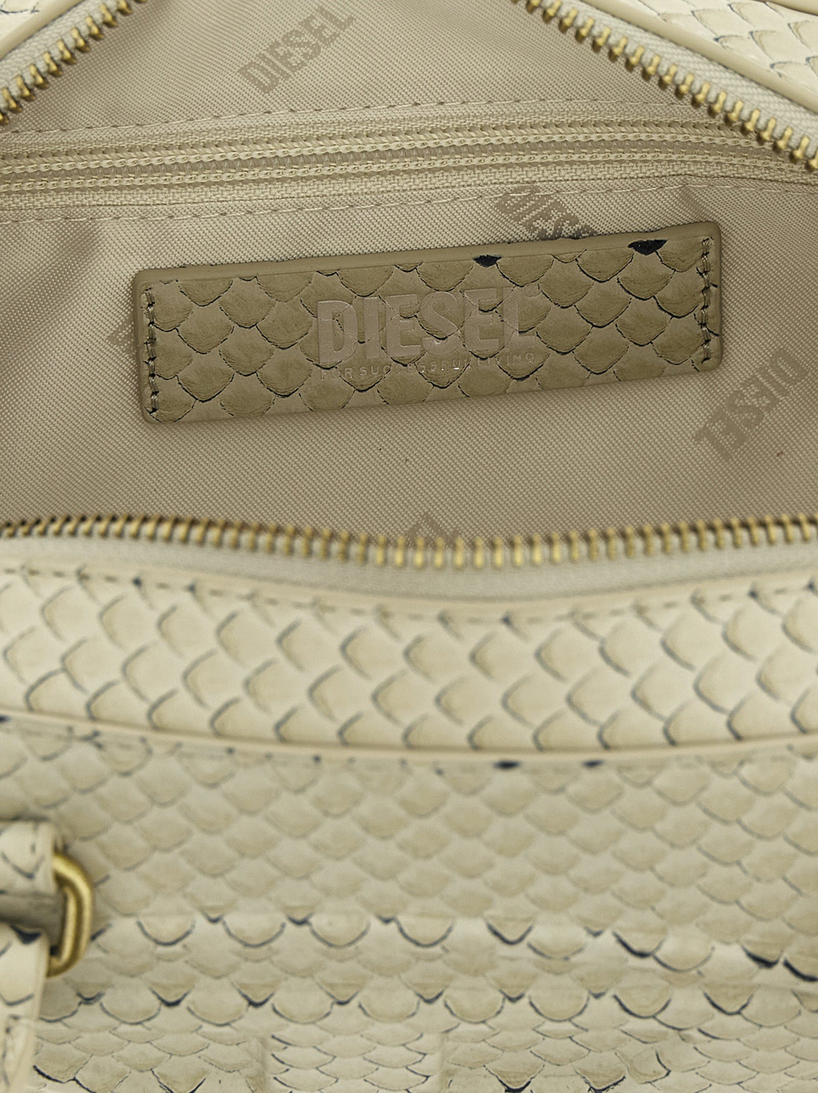 Diesel Beige Other Fibres Shoulder Bag