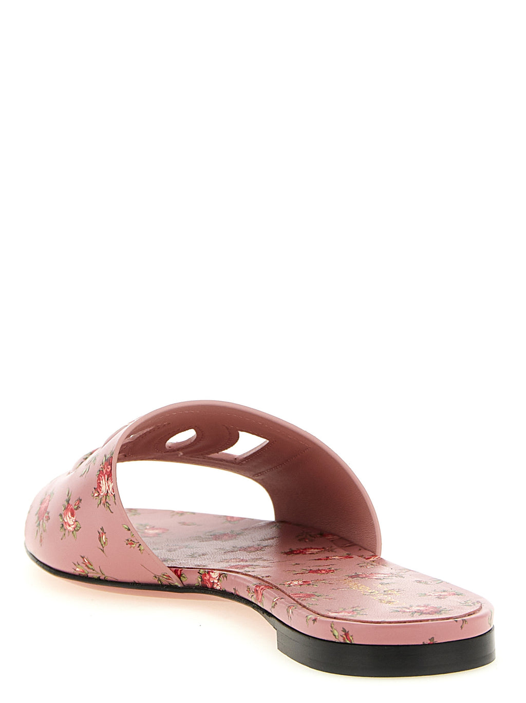 Dolce & Gabbana Multicolor Calfskin Slides