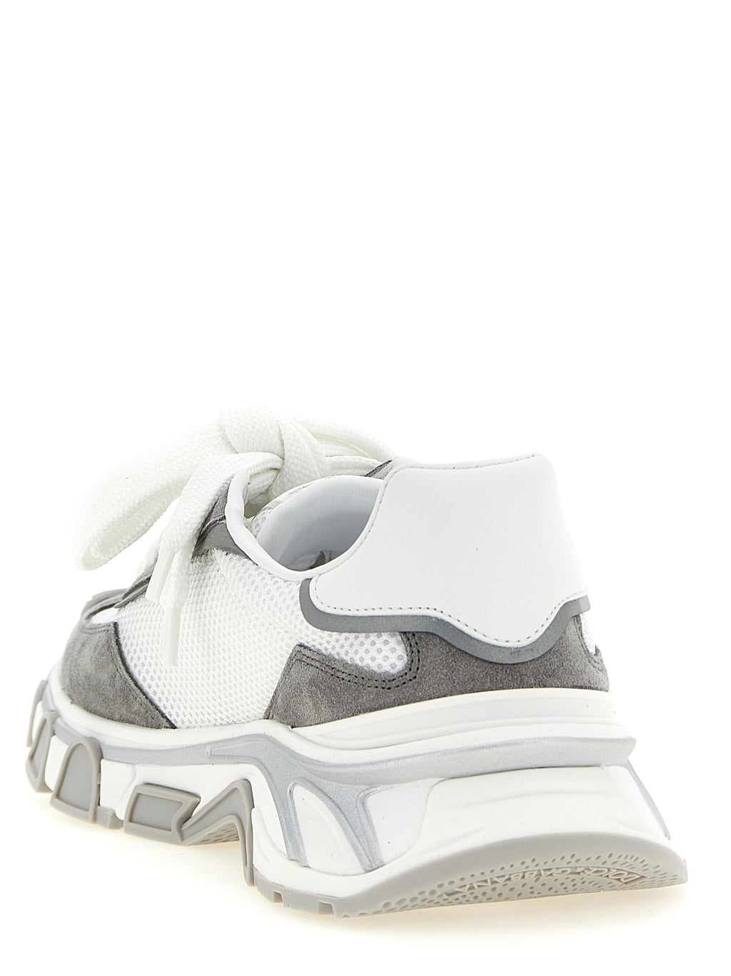 Dolce & Gabbana Gray Polyester Athletic Sneakers