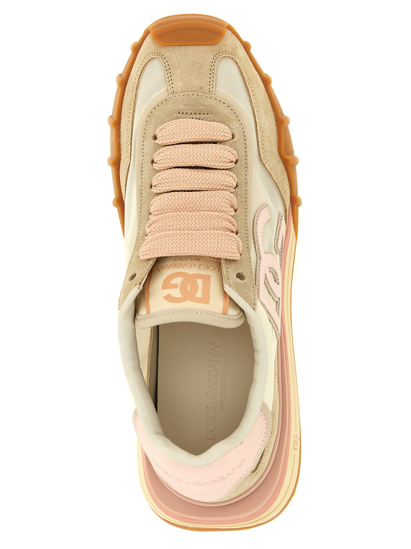 Dolce & Gabbana Multicolor Polyamide Athletic Sneakers