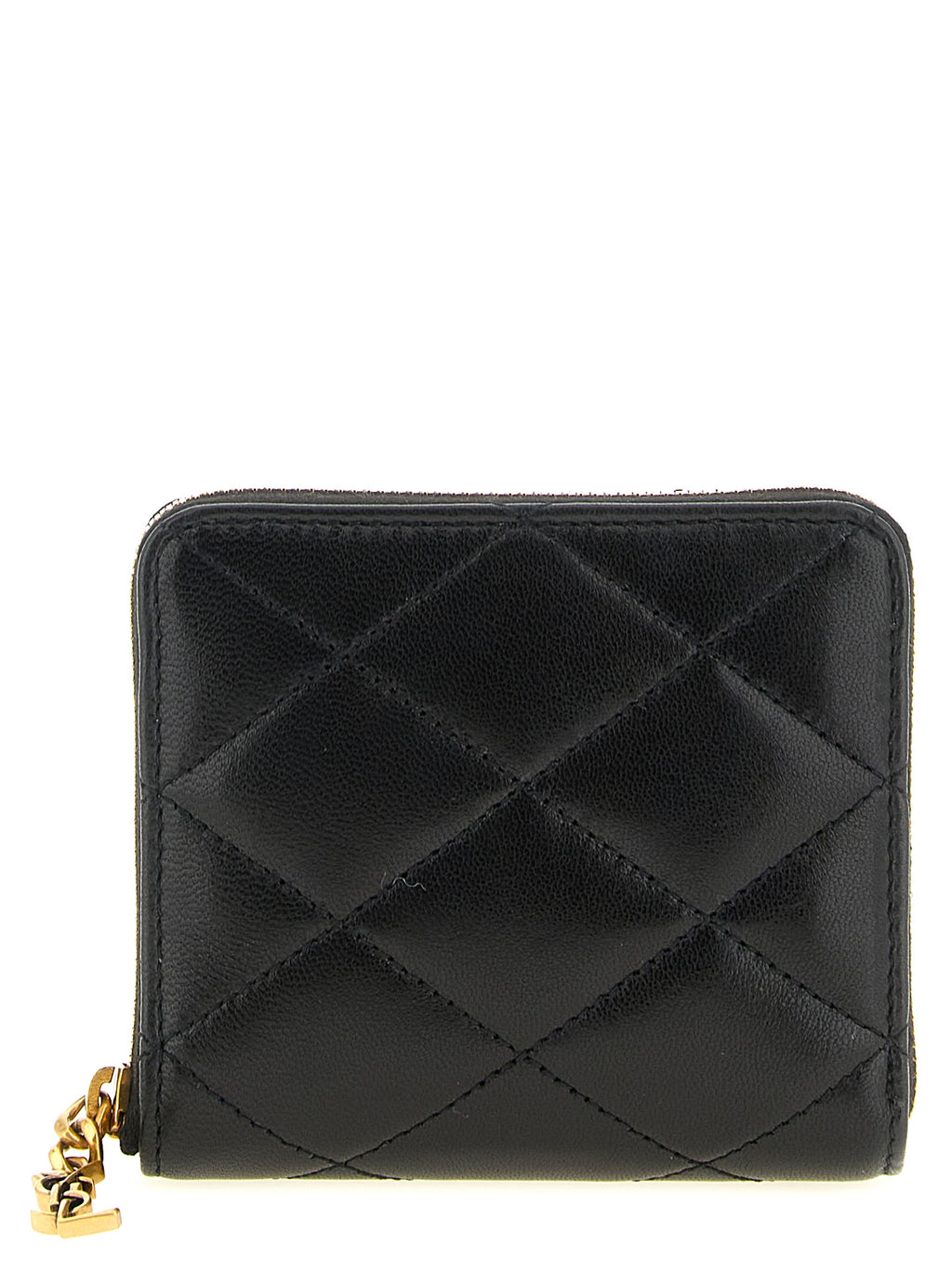 Saint Laurent Black Lamb Leather Cardholder