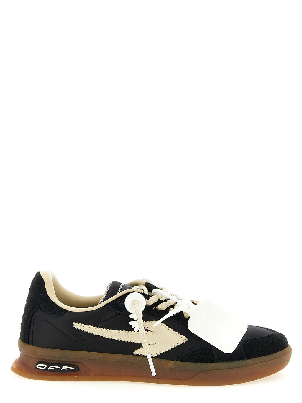 Off-White Black Nylon Athletic Sneakers