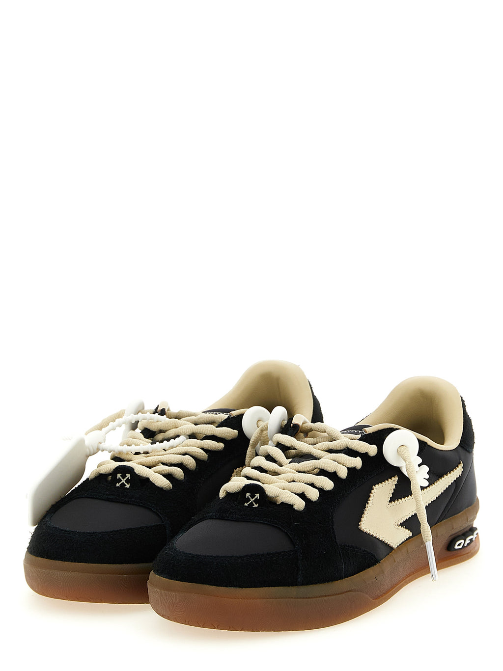 Off-White Black Nylon Athletic Sneakers