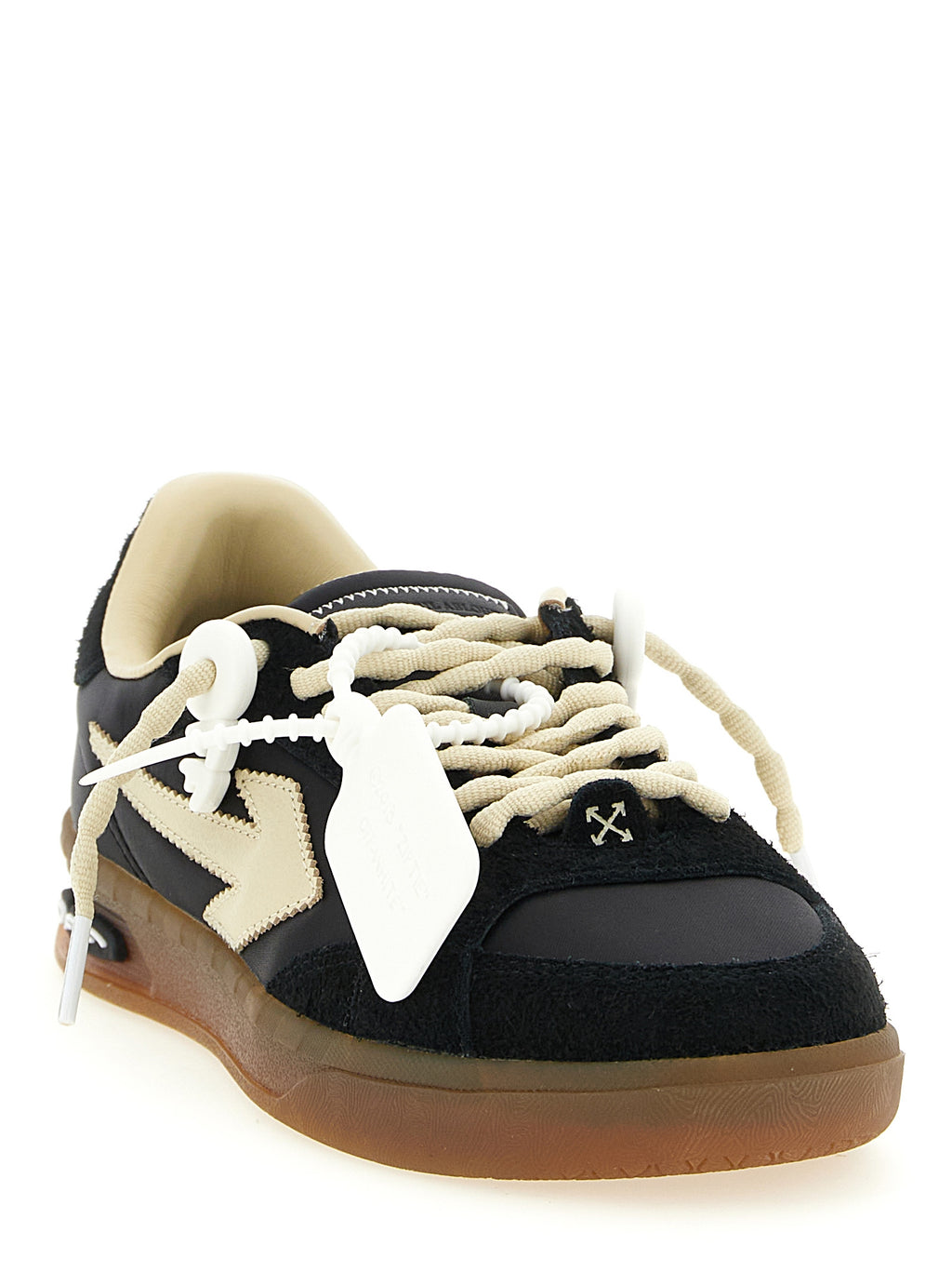 Off-White Black Nylon Athletic Sneakers