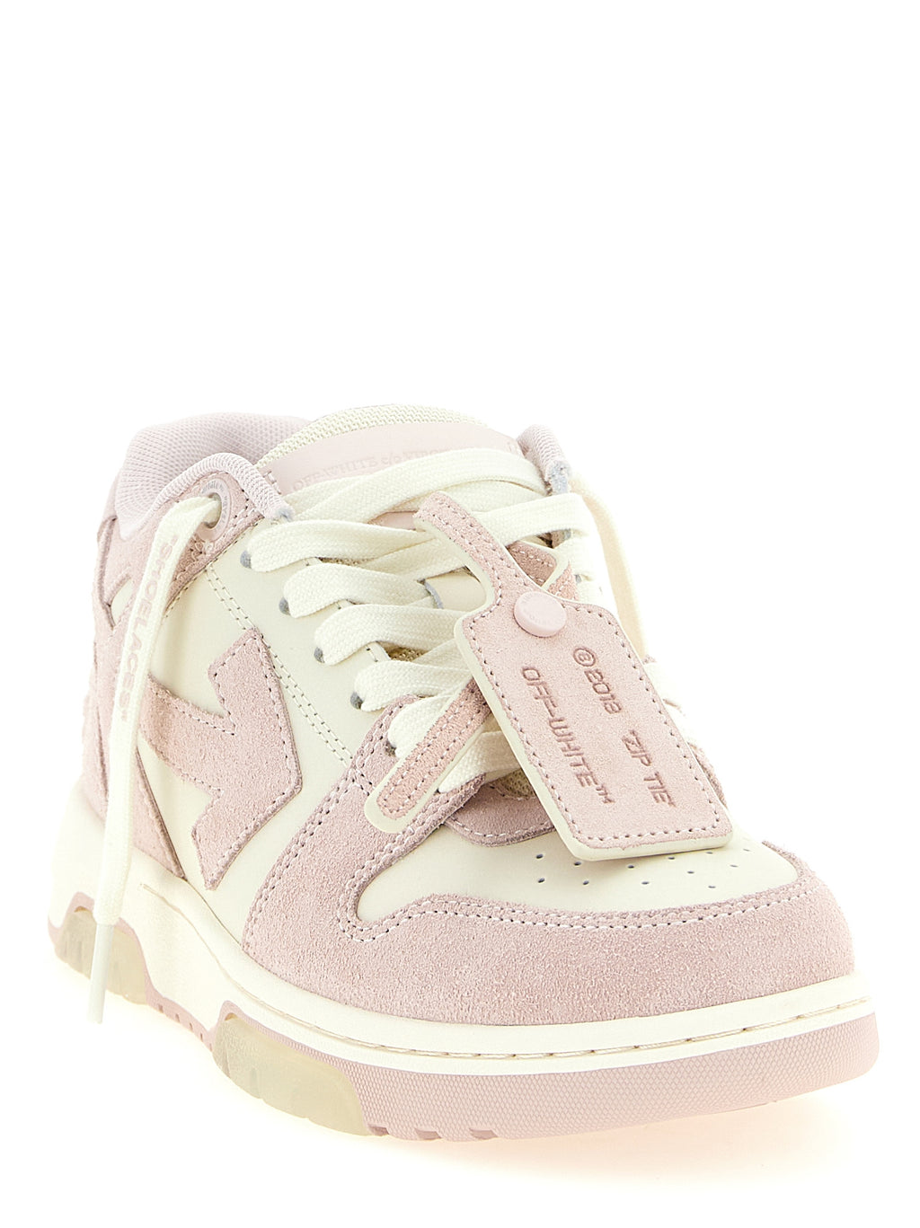 Off-White Multicolor Leather Low Top Sneakers
