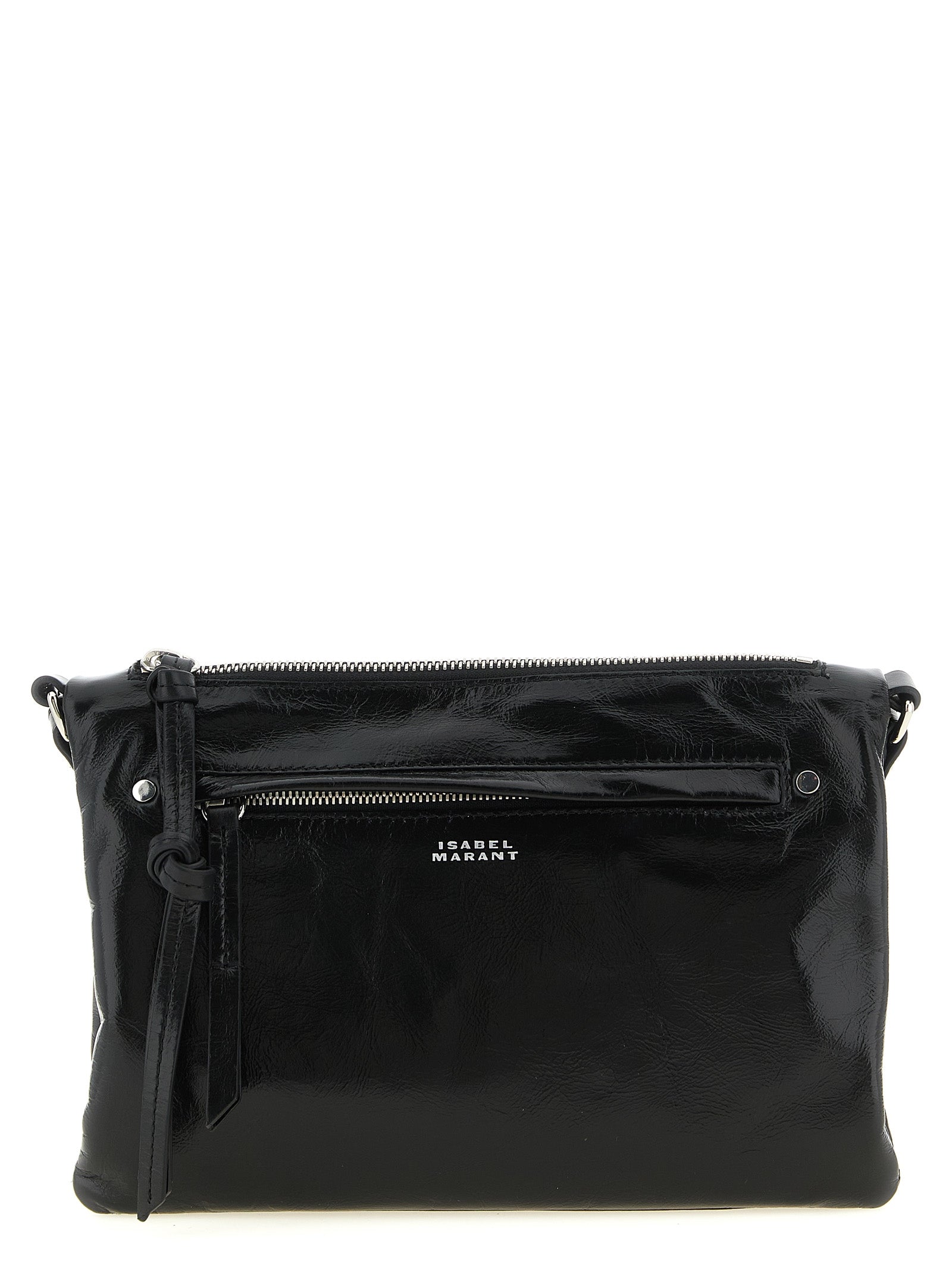Isabel Marant Black Calfskin Crossbody Bag