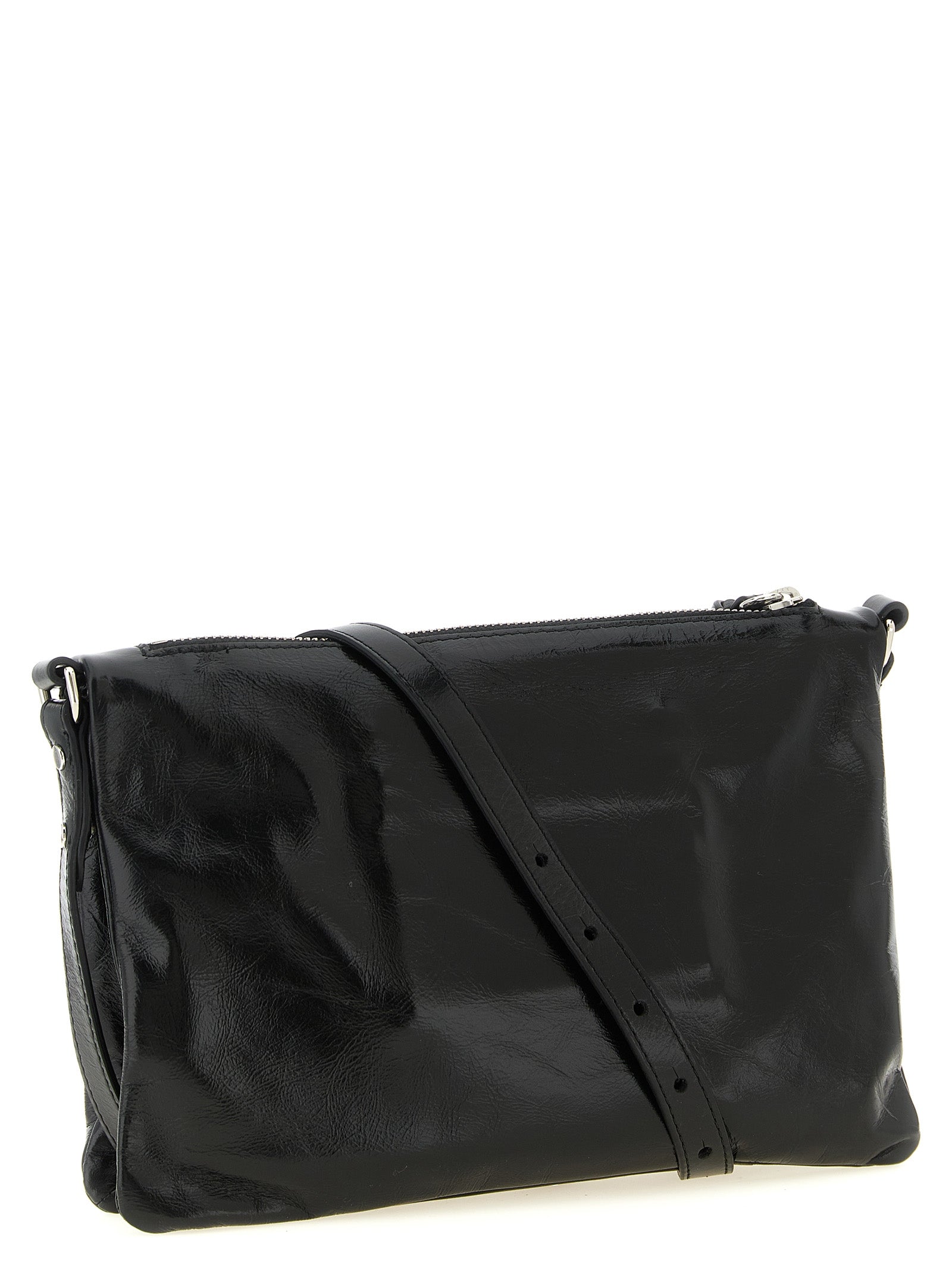 Isabel Marant Black Calfskin Crossbody Bag