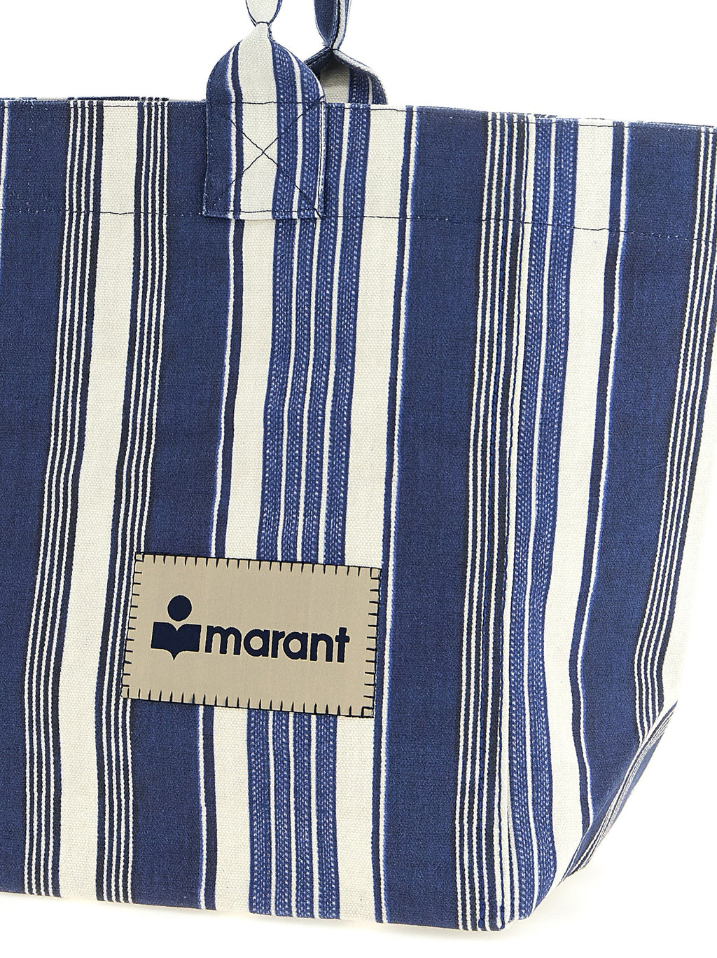 Isabel Marant Blue Cotton Tote Bag