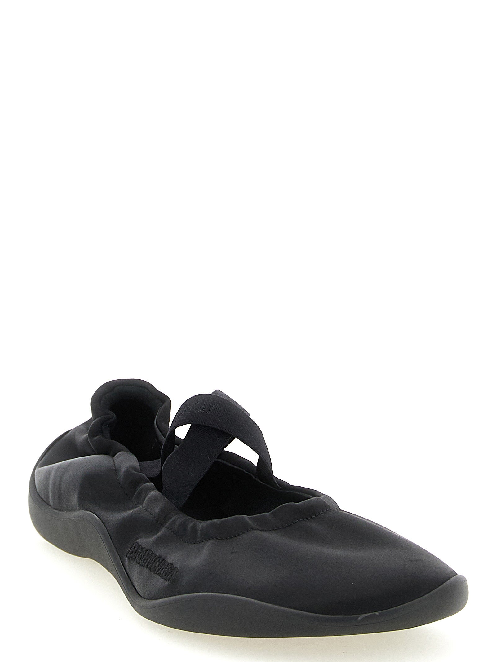 Balenciaga Black Polyester Ballet Flats