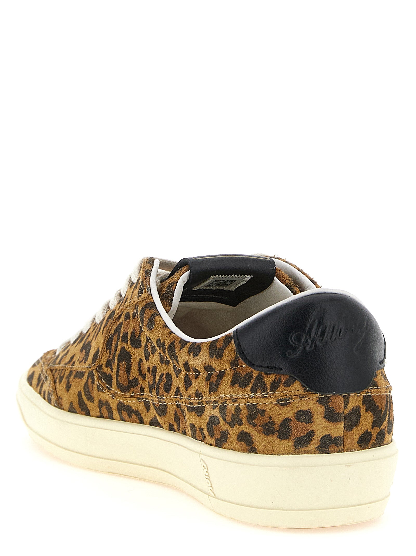 Autry Brown Cowhide Low Top Sneakers