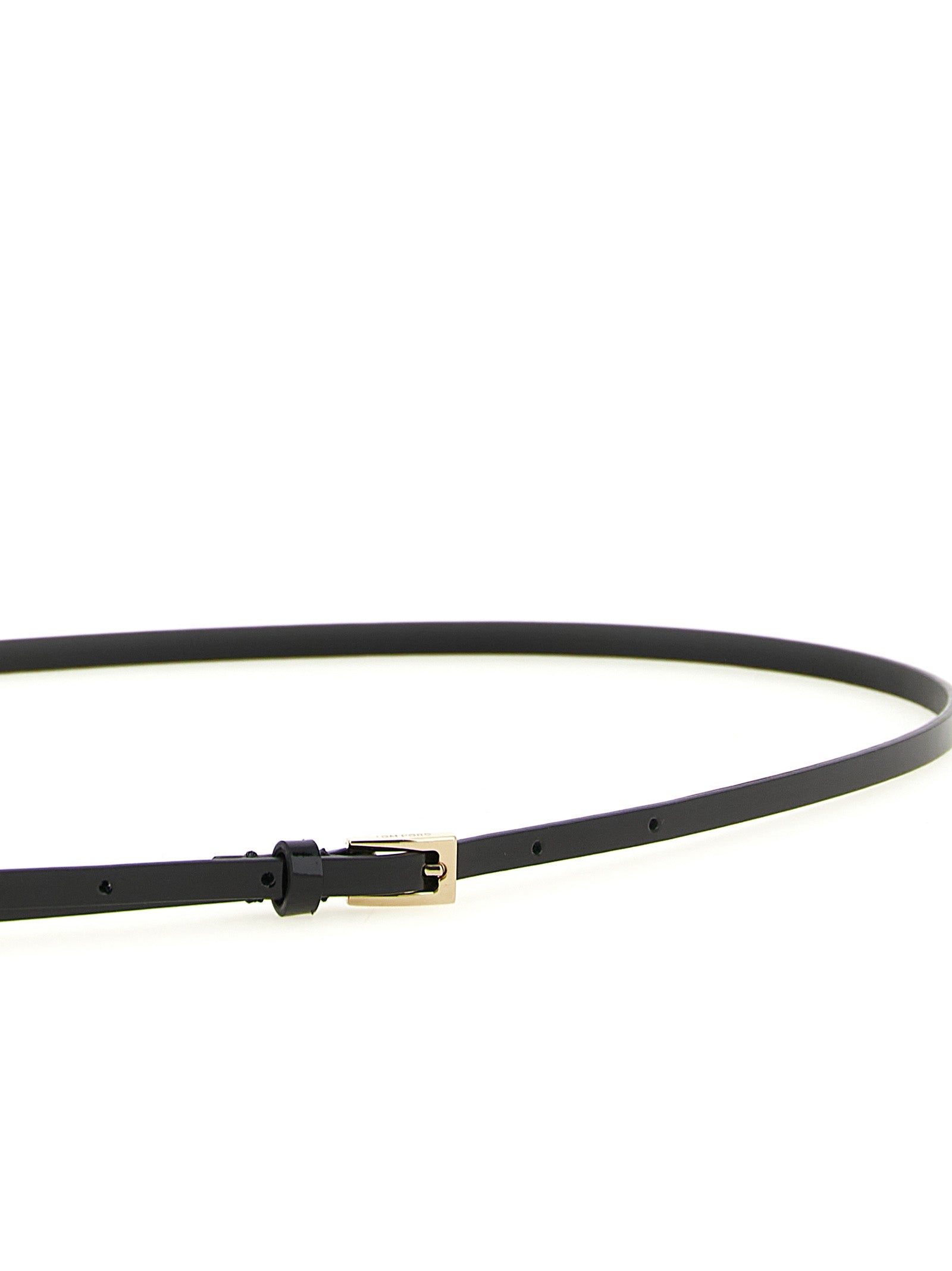 Tom Ford Black Calfskin Thin Belt