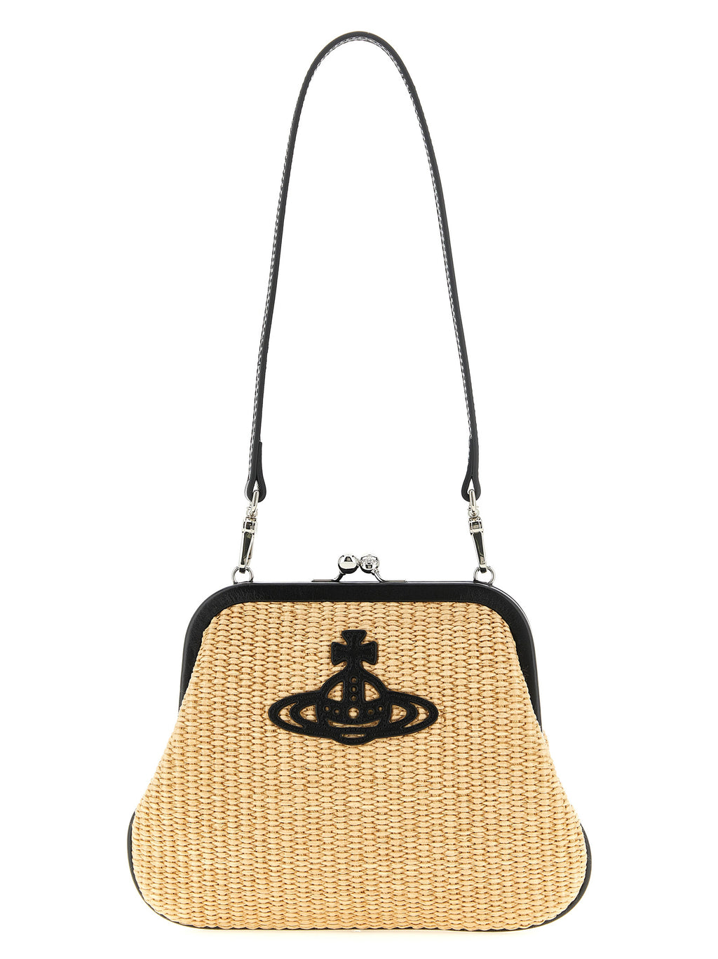 Vivienne Westwood Beige Cotton Clutch Bag