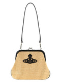 Vivienne Westwood Beige Cotton Clutch Bag