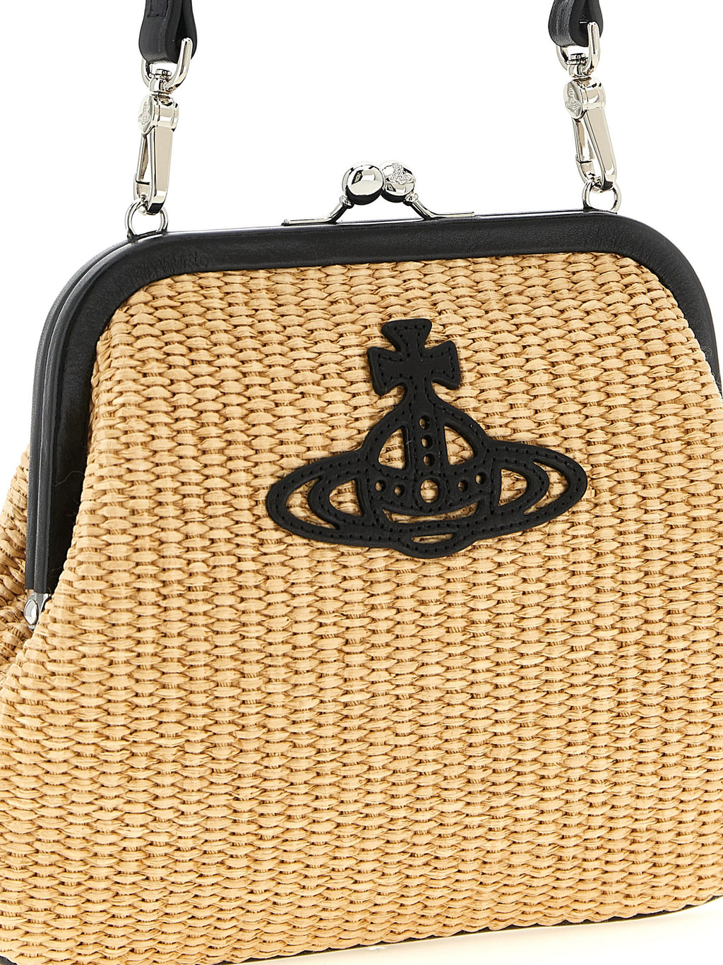 Vivienne Westwood Beige Cotton Clutch Bag
