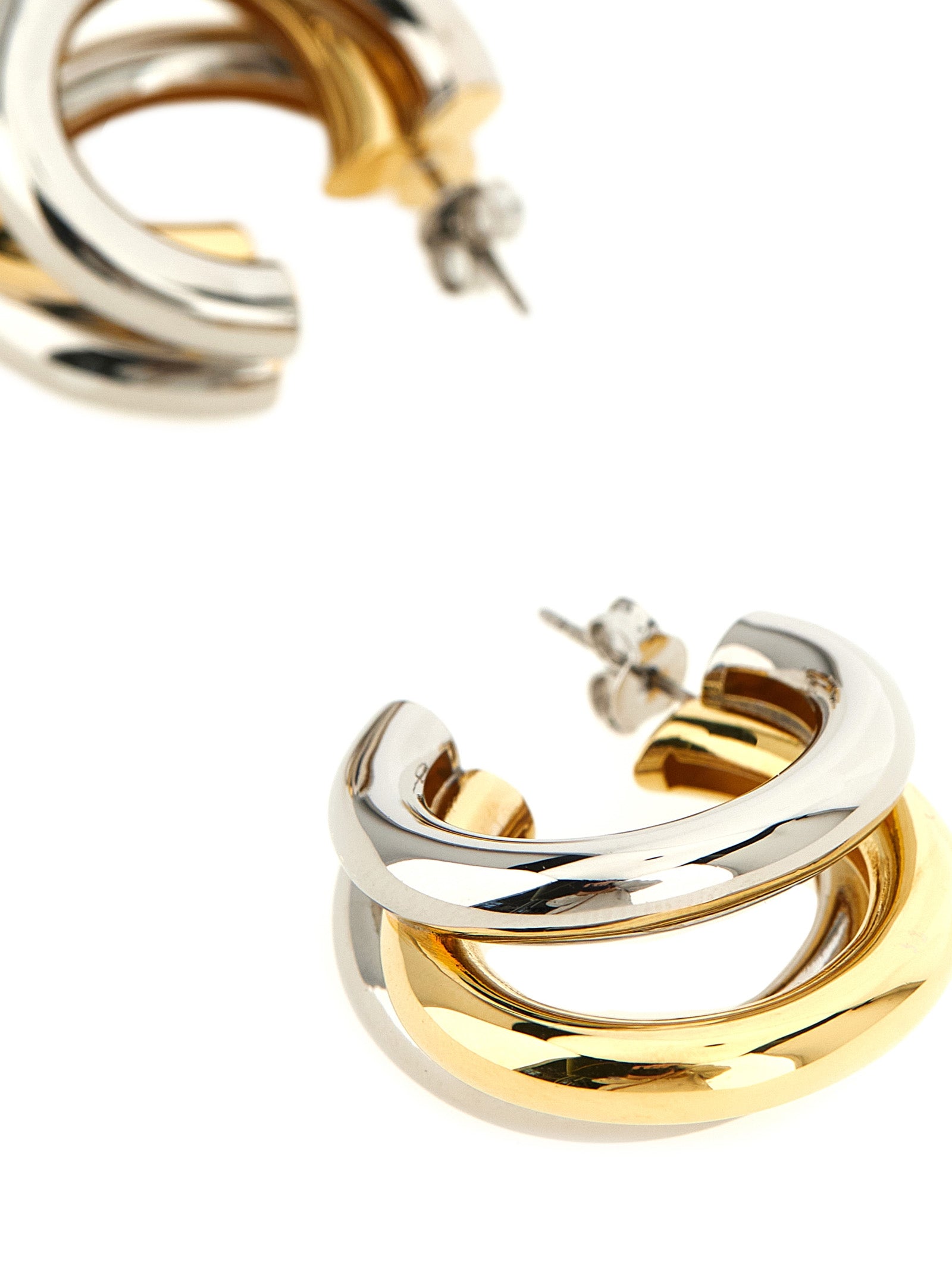 Paco Rabanne Multicolor Brass Earrings