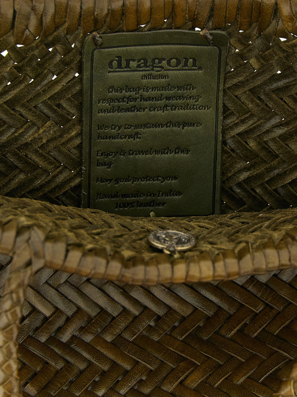 Dragon Diffusion Bicolor Calfskin Handbag