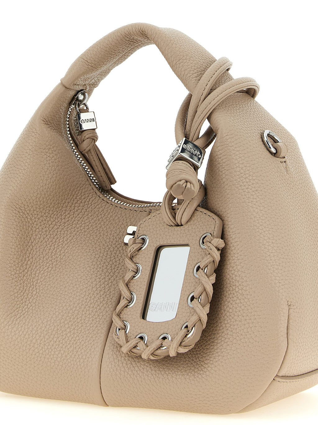 Ganni Beige Polyester Handbag