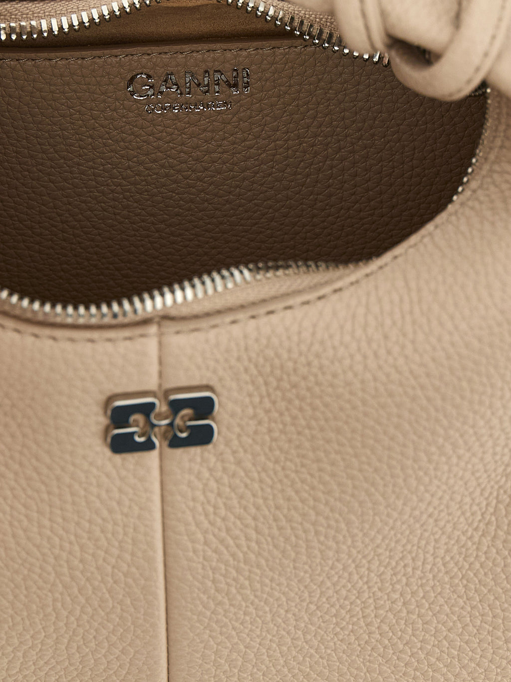 Ganni Beige Polyester Handbag