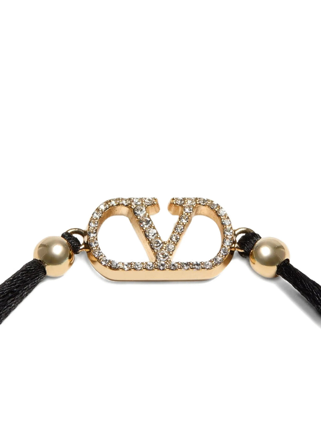 Valentino Garavani Black Polyester Bracelet