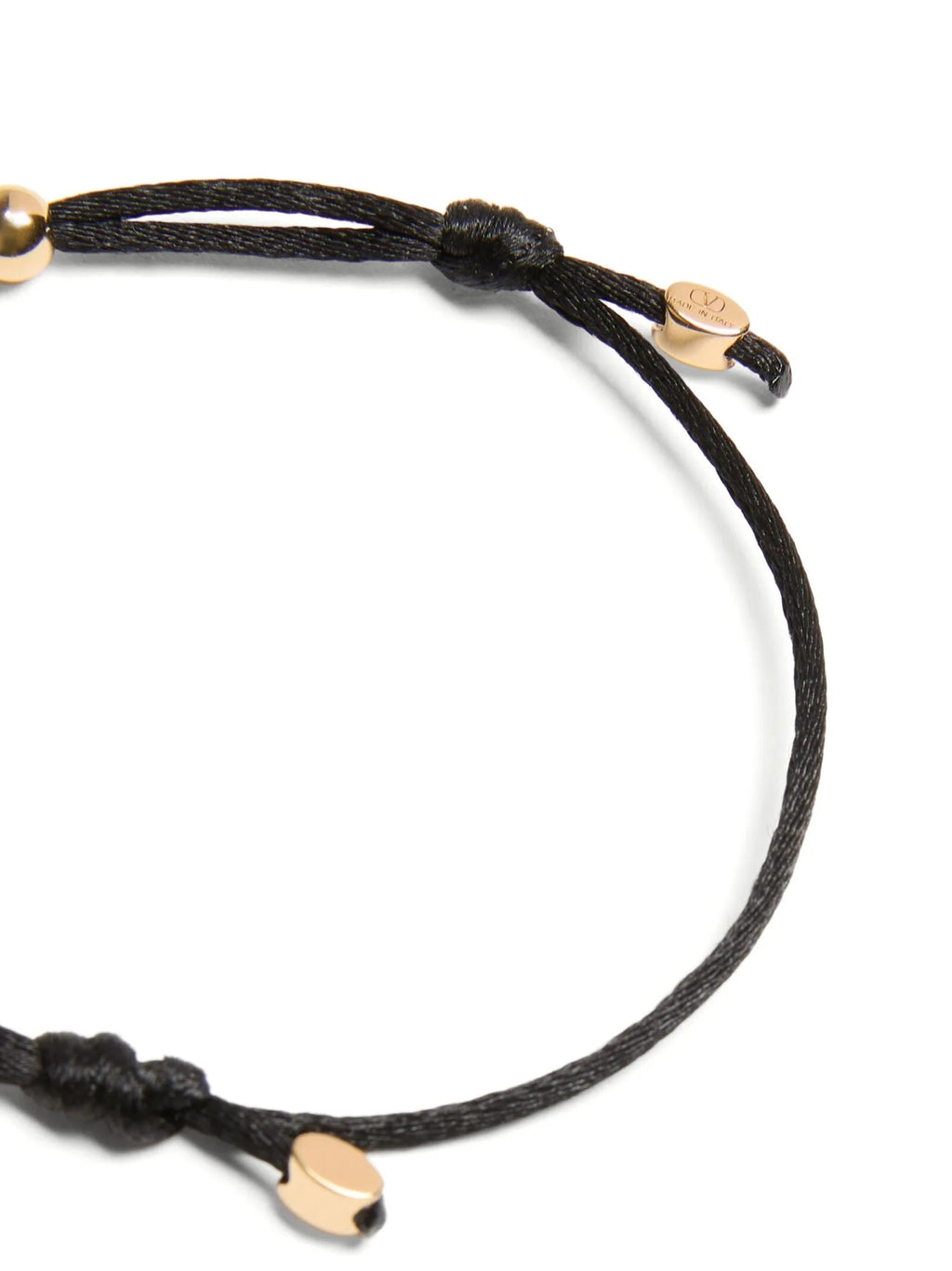 Valentino Garavani Black Polyester Bracelet