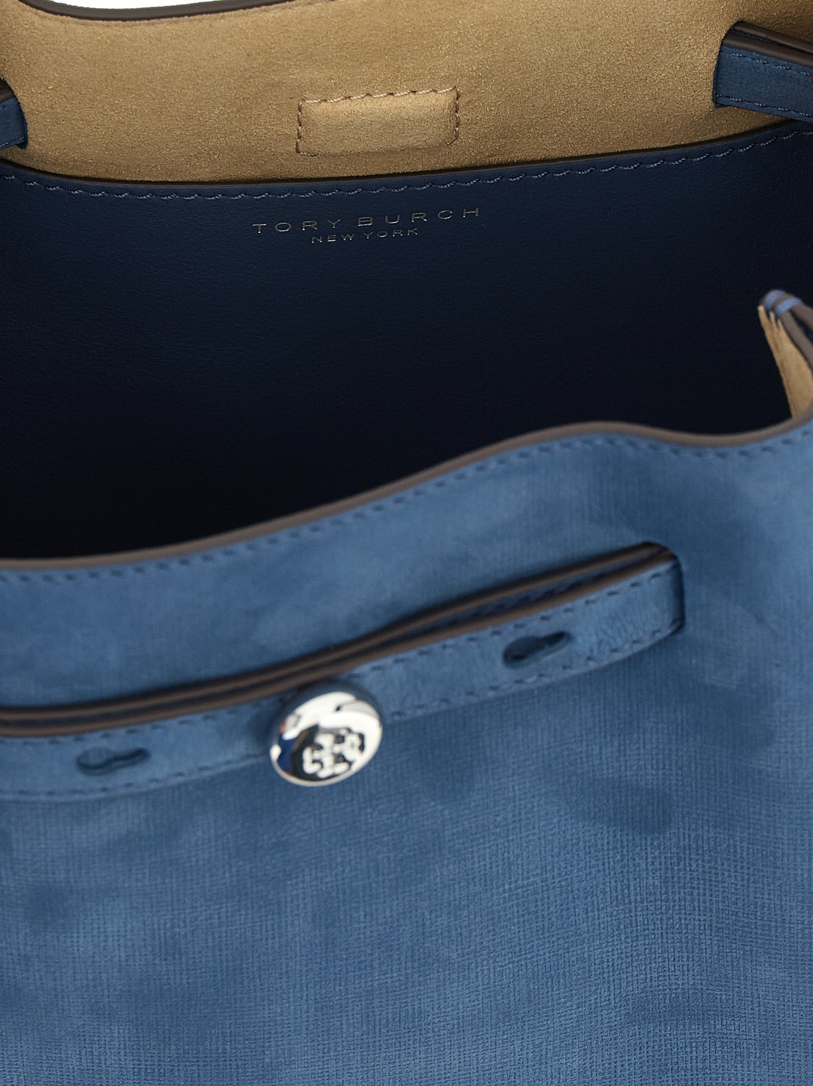Tory Burch Blue Lamb Leather Handbag