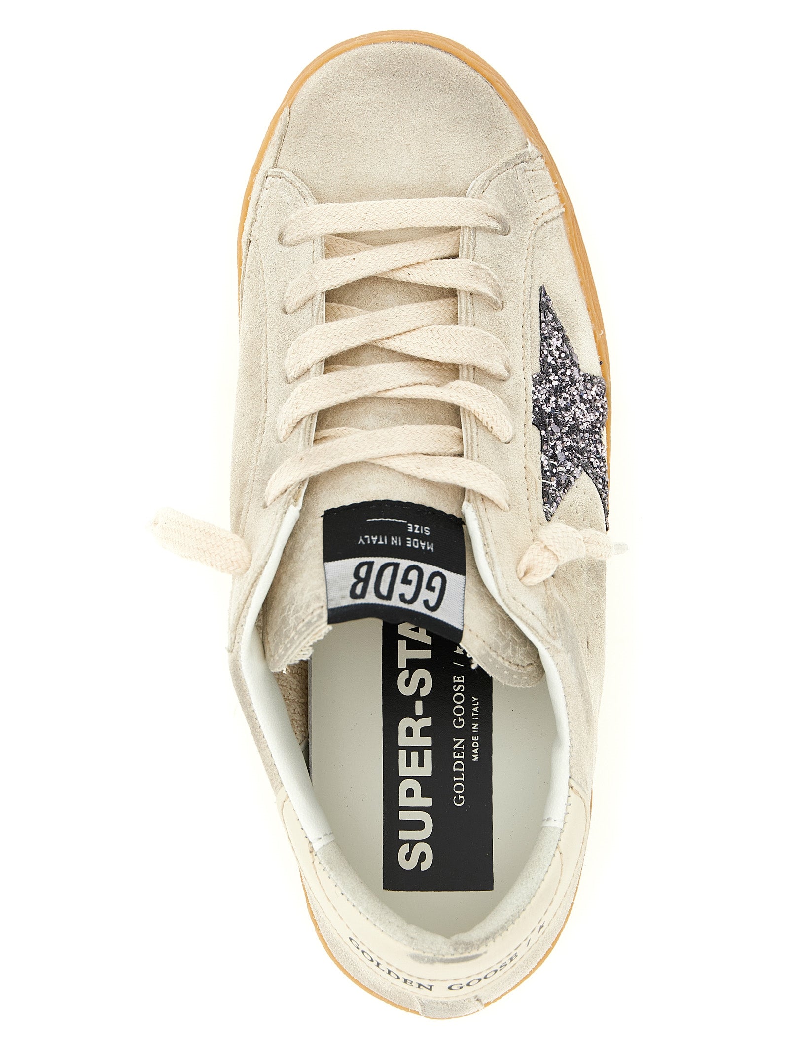 Golden Goose White Leather Sneakers