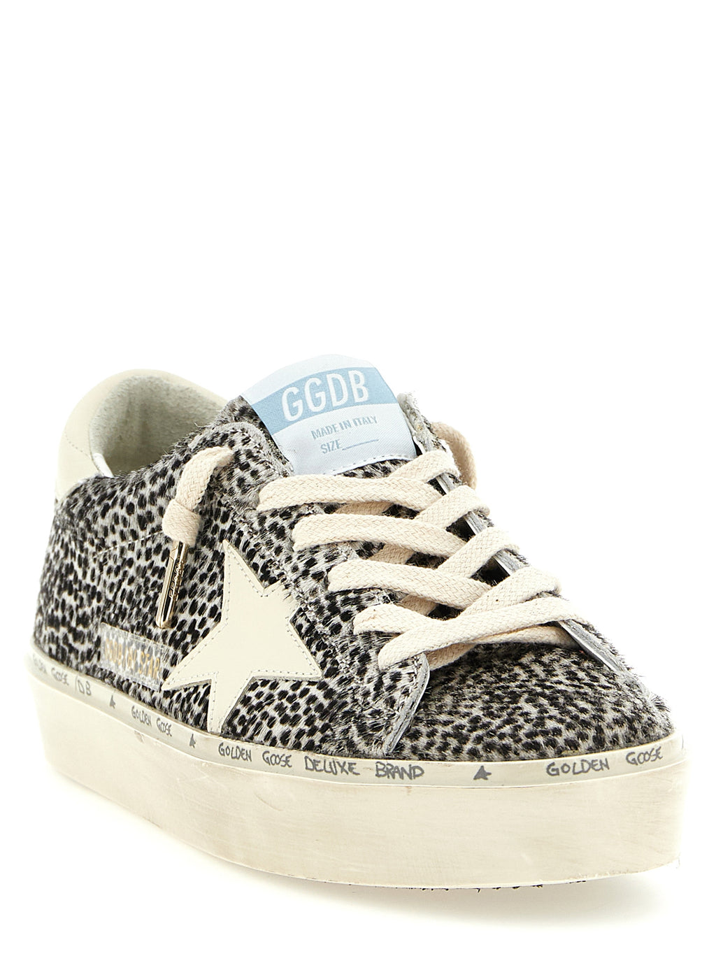 Golden Goose Bicolor Cowhide Sneakers