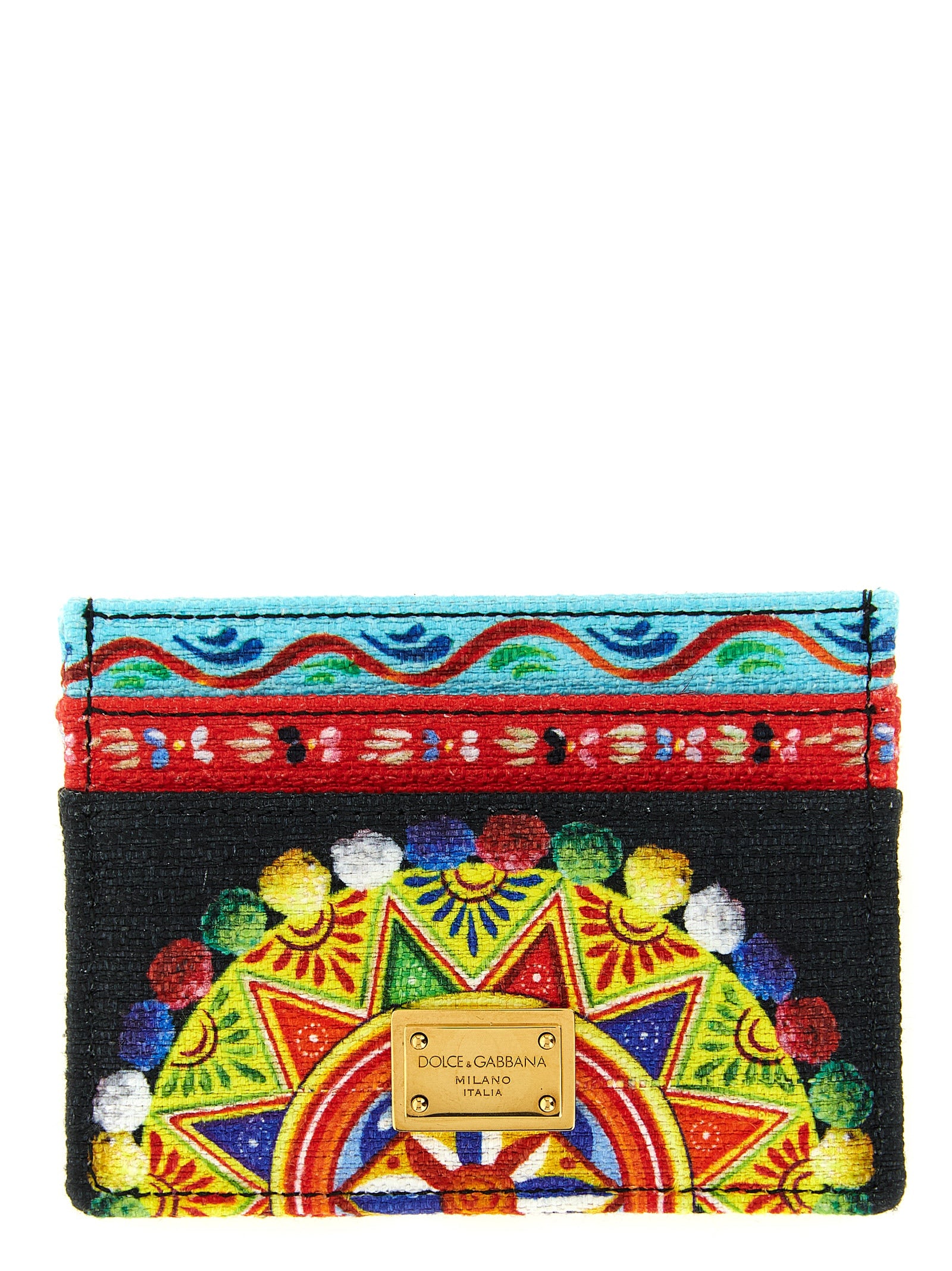 Dolce & Gabbana Multicolor Cotton Cardholder