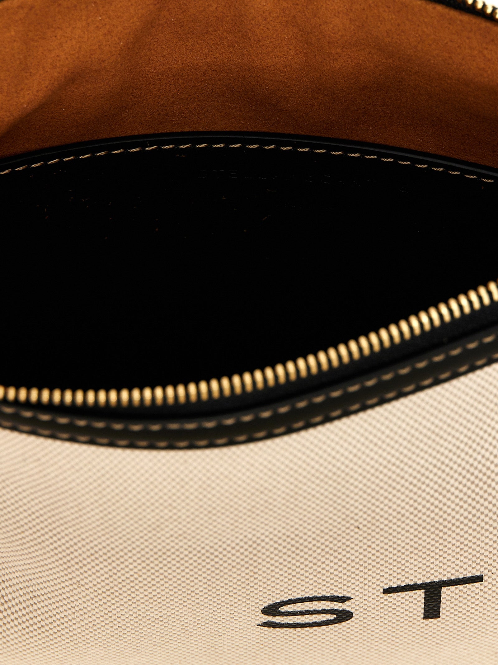 Stella McCartney Beige Cotton Clutch Bag