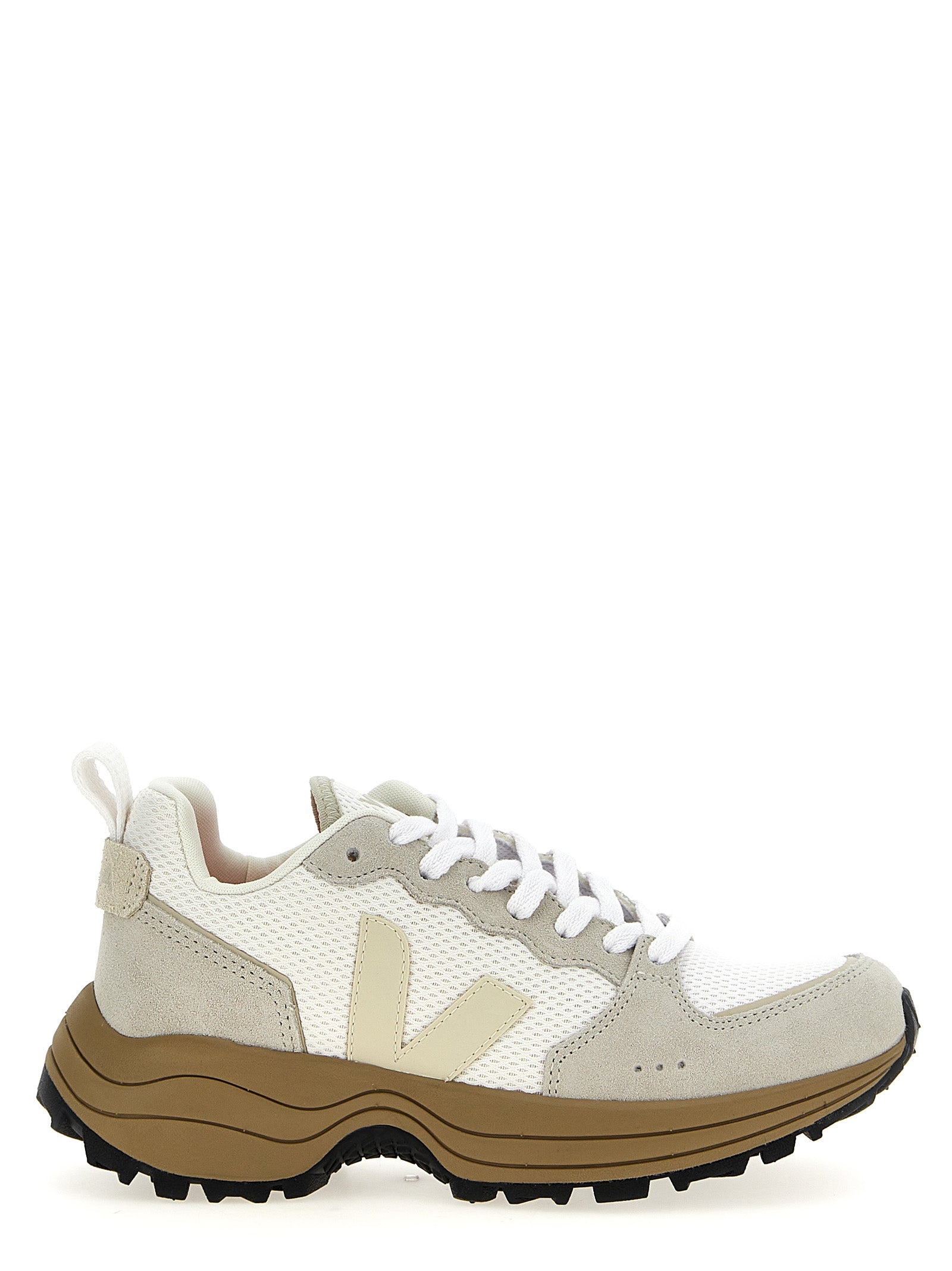 Veja Beige Recycled Polyester Athletic Sneakers