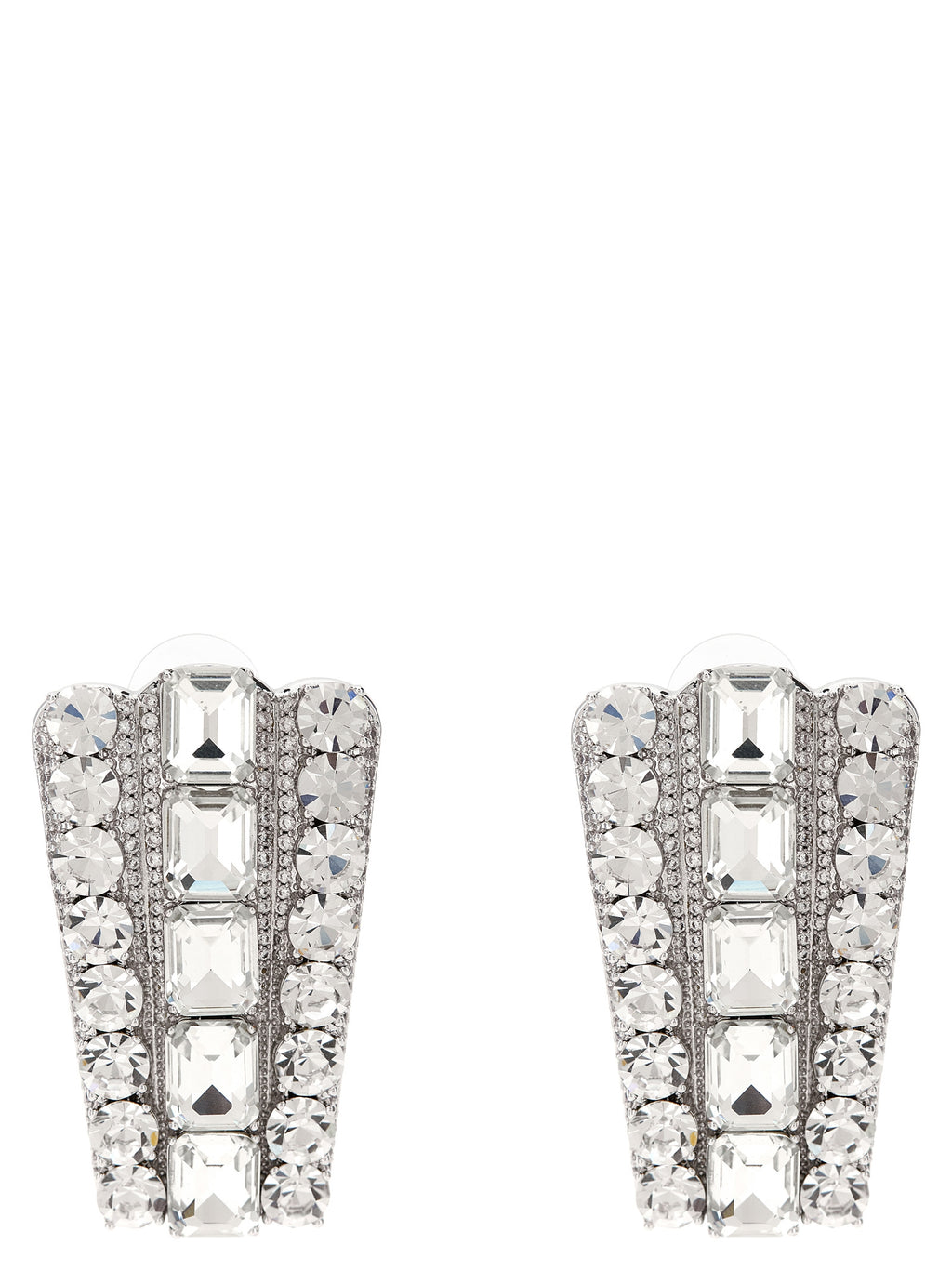 Self-Portrait Silver Cotton Earrings