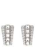 Self-Portrait Silver Cotton Earrings